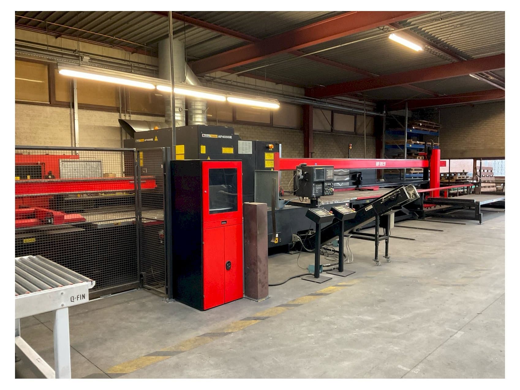 Front view of AMADA LC-2415 alpha III machine