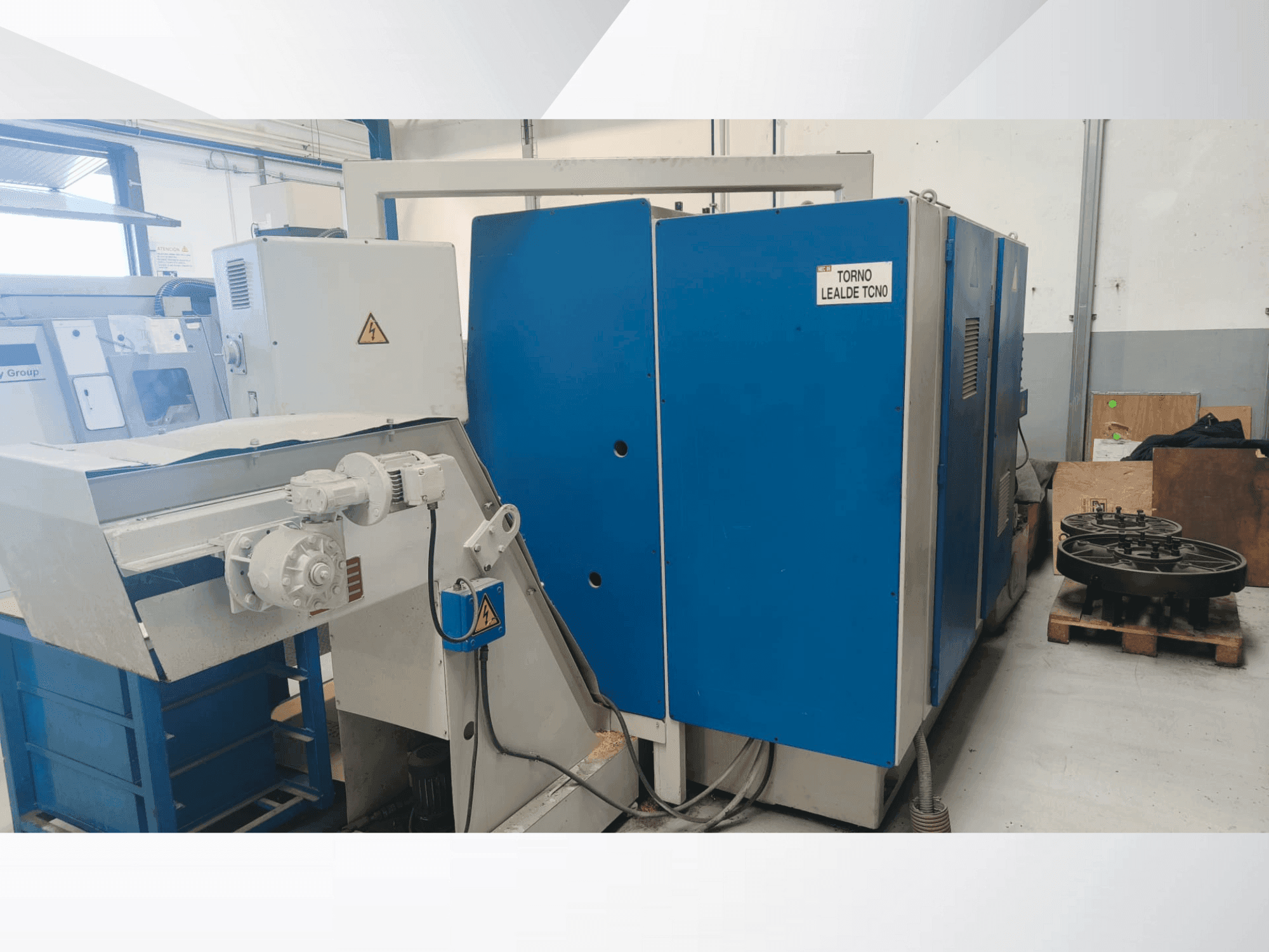 Front view of Lealde TCN-0 machine