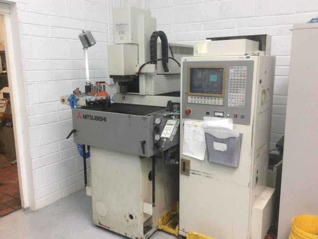 Front view of Mitsubishi EX 8 machine