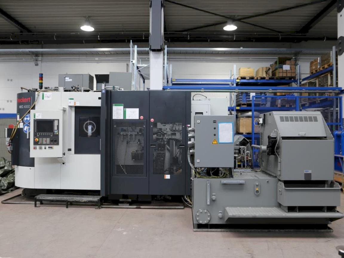 Front view of Heckert HEC 400D machine
