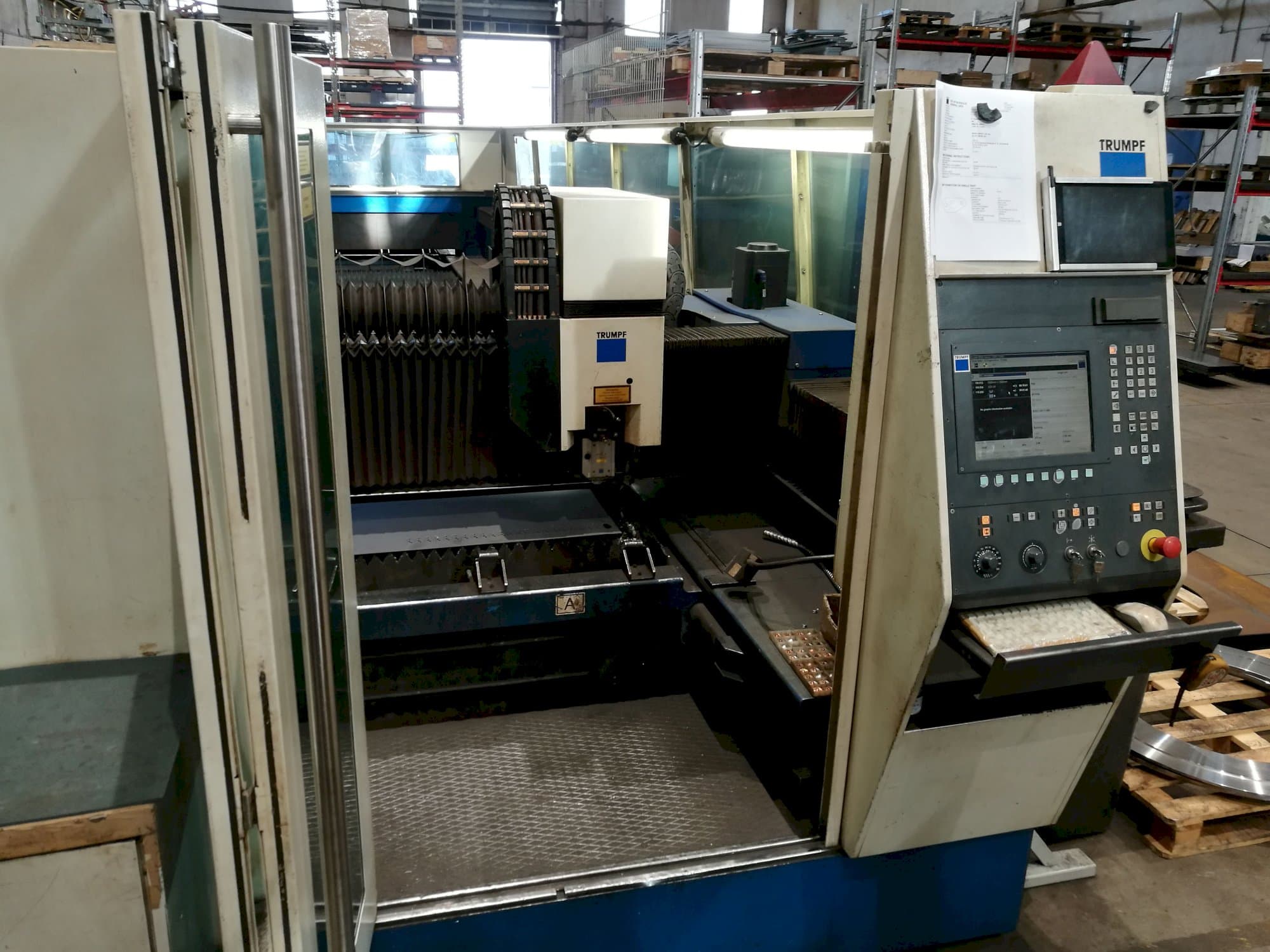 Front view of Trumpf TruLaser 5060 Machine