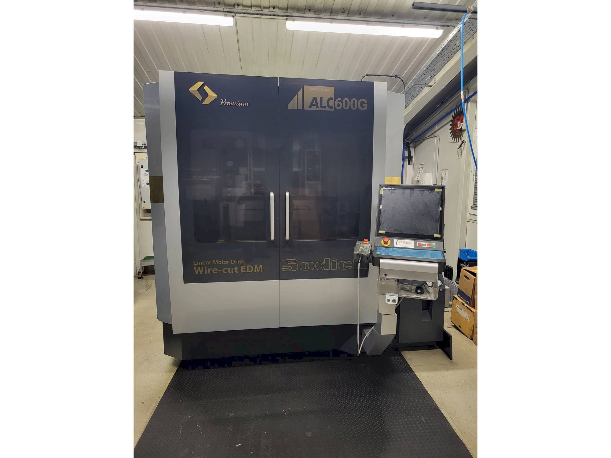 Front view of Sodick ALC600G machine