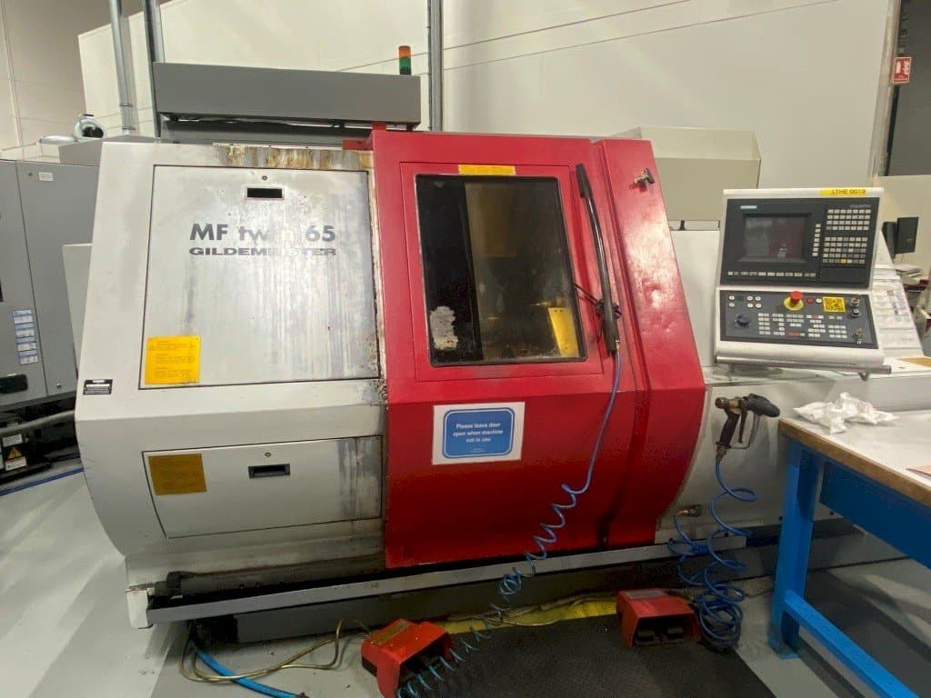 Front view of Gildemeister MF65 Twin machine