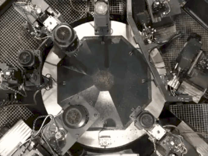 Front view of IBERMACH Transfer machine