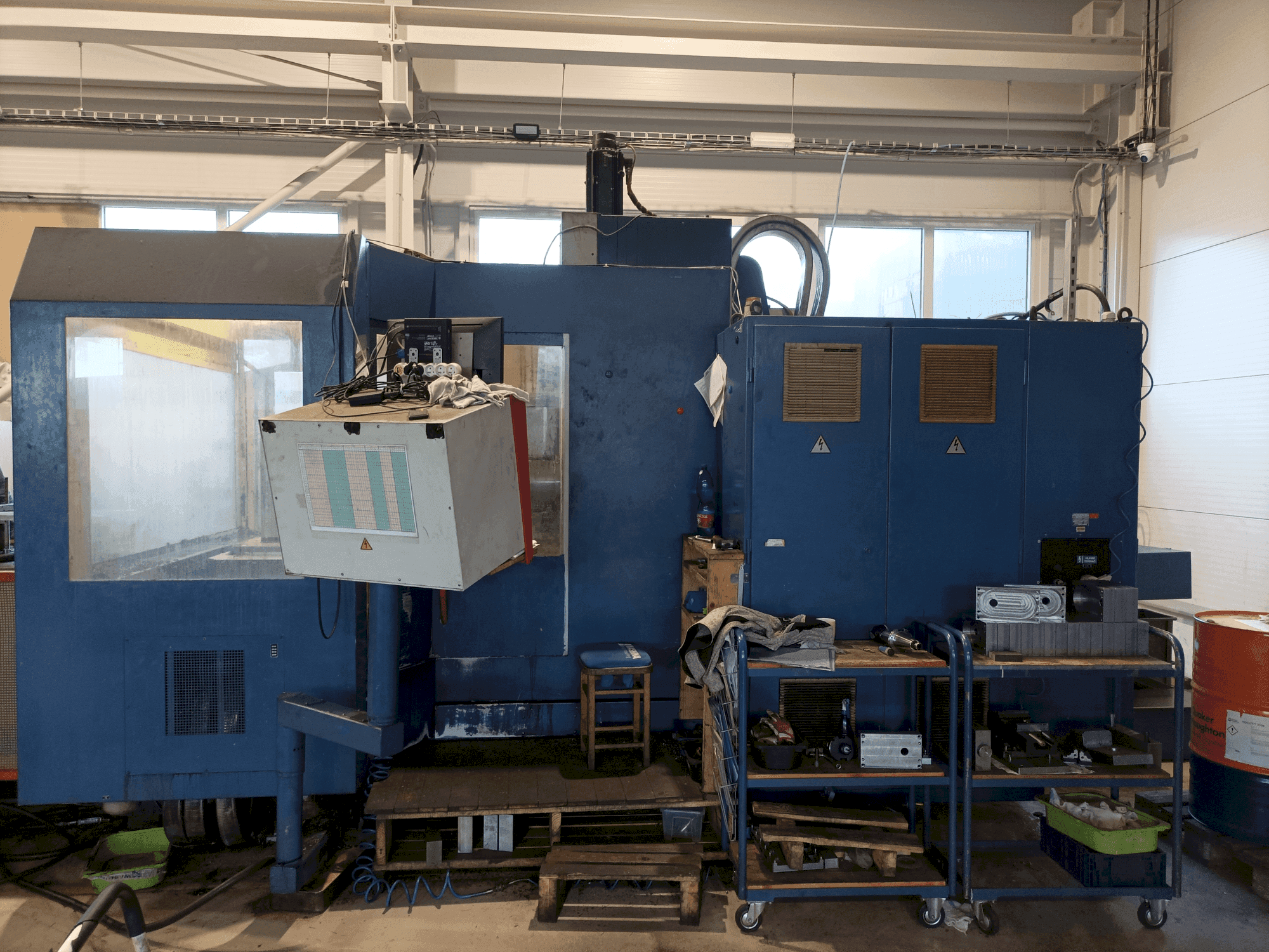 Front view of ZPS MCFH 63 machine