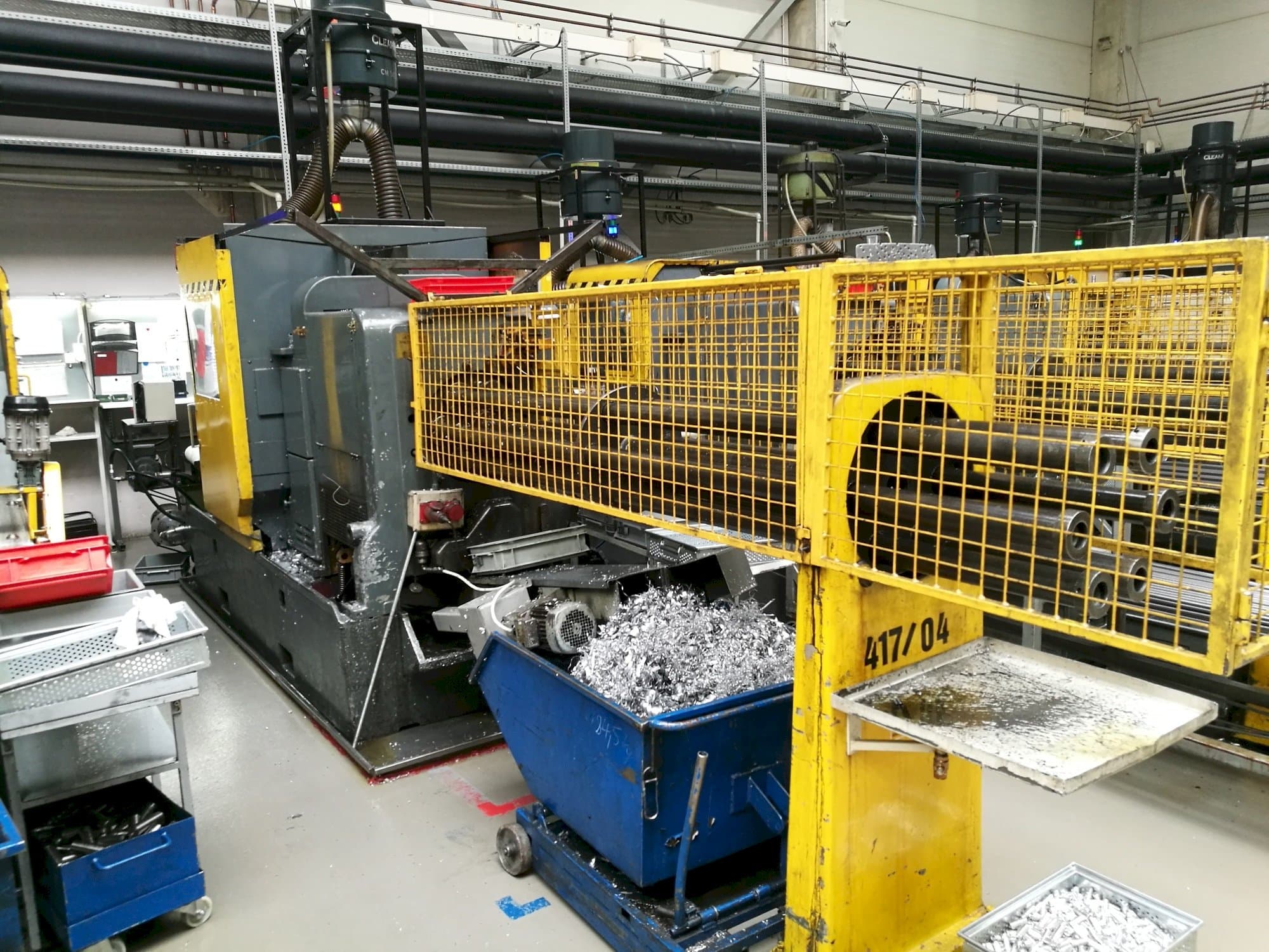 Front view of Wickman 1 3/8"-6 machine