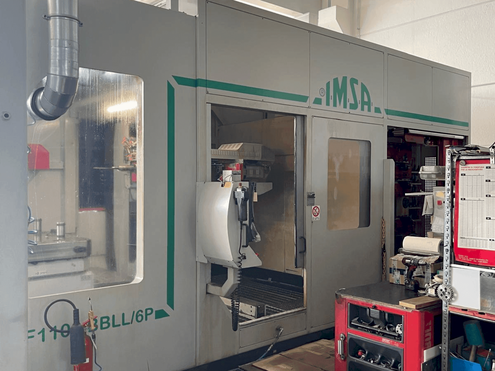 Front view of IMSA TIPO MF1100BBLL 6P  machine