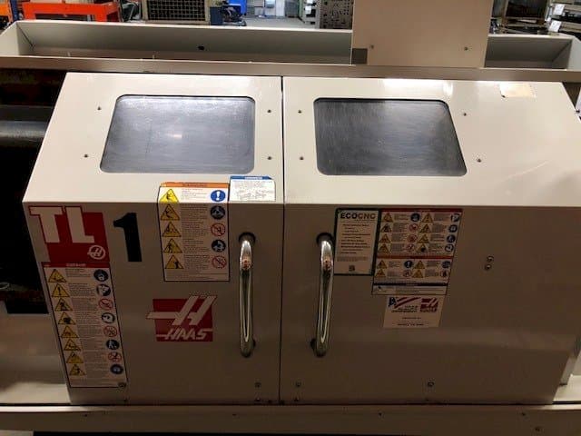 Front view of HAAS TL-1 machine