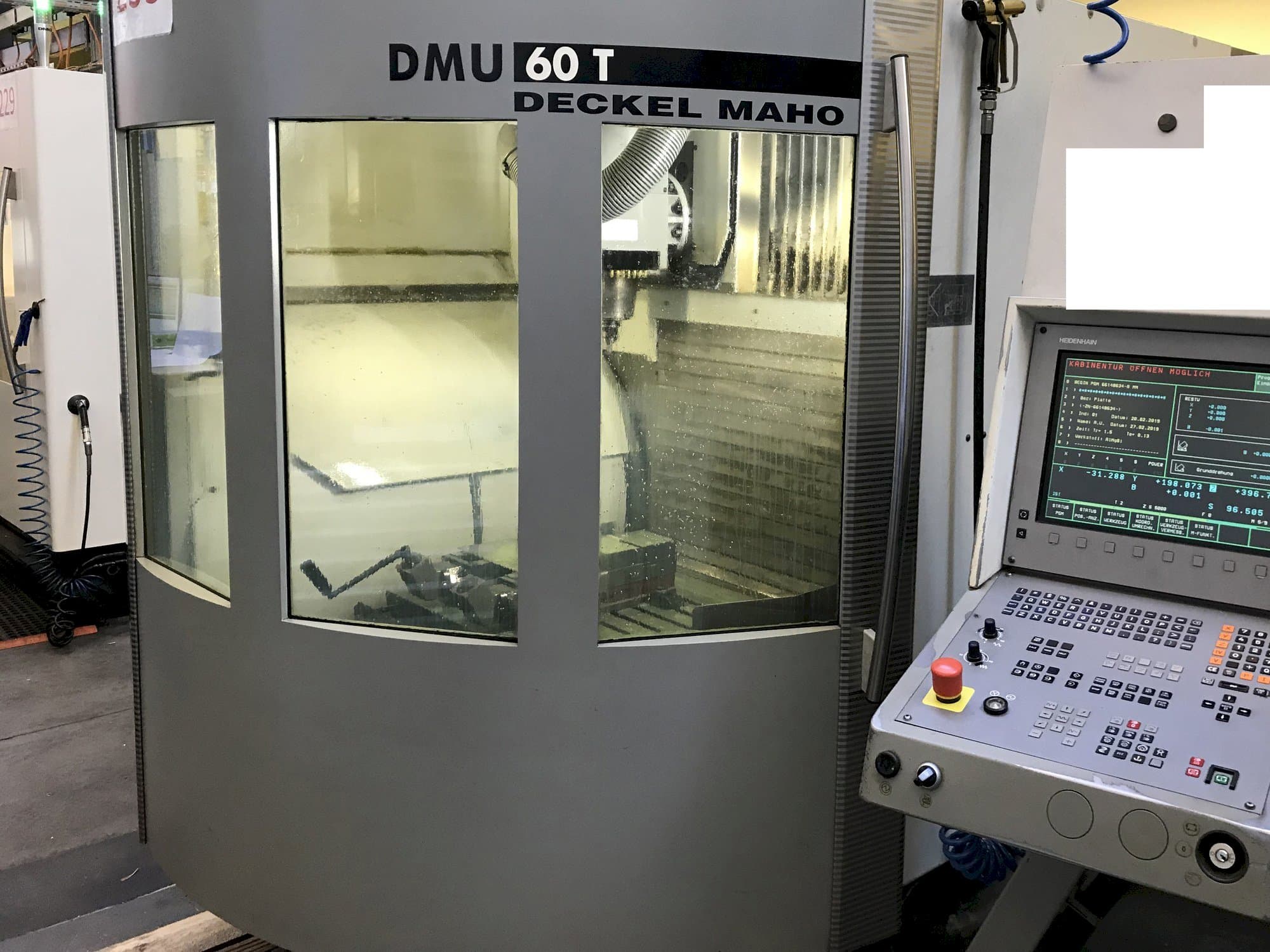 Front view of DECKEL MAHO DMU60T  machine