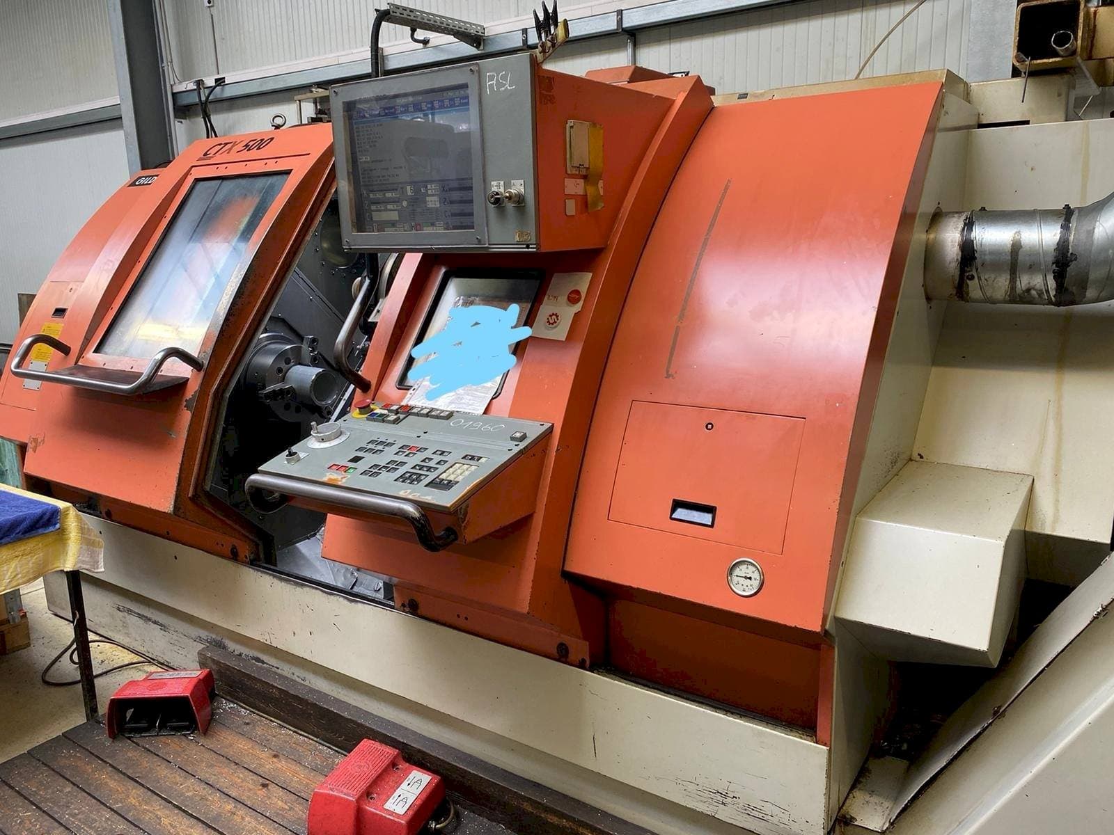 Right side view of Gildemeister CTX 500 machine