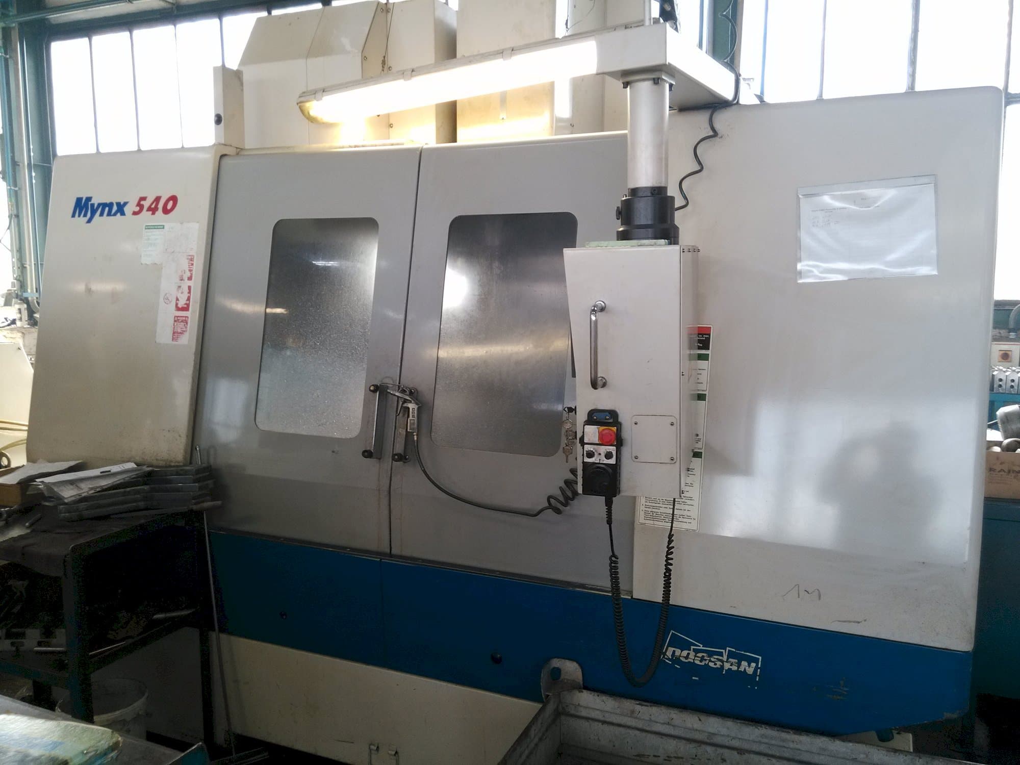 Front view of Doosan Mynx 540  machine