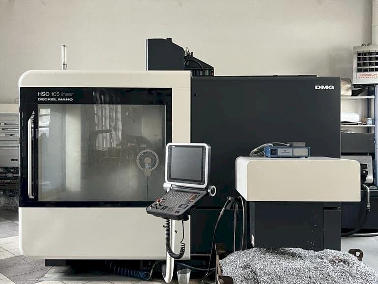 Front view of DMG HSC 105 linear  machine