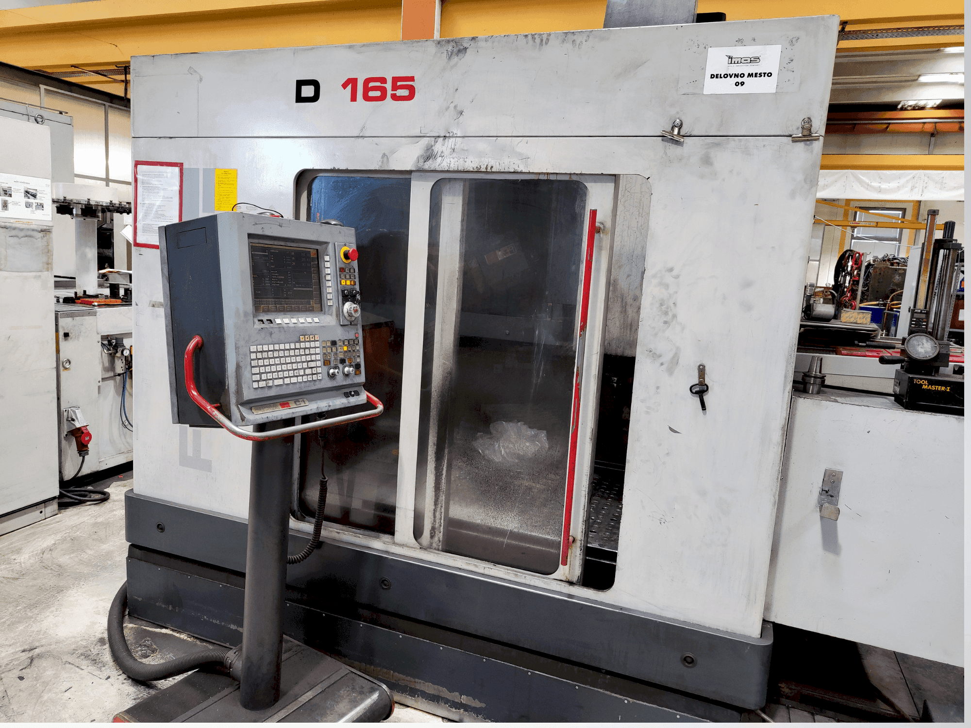 Front view of Fidia D165 3A  machine