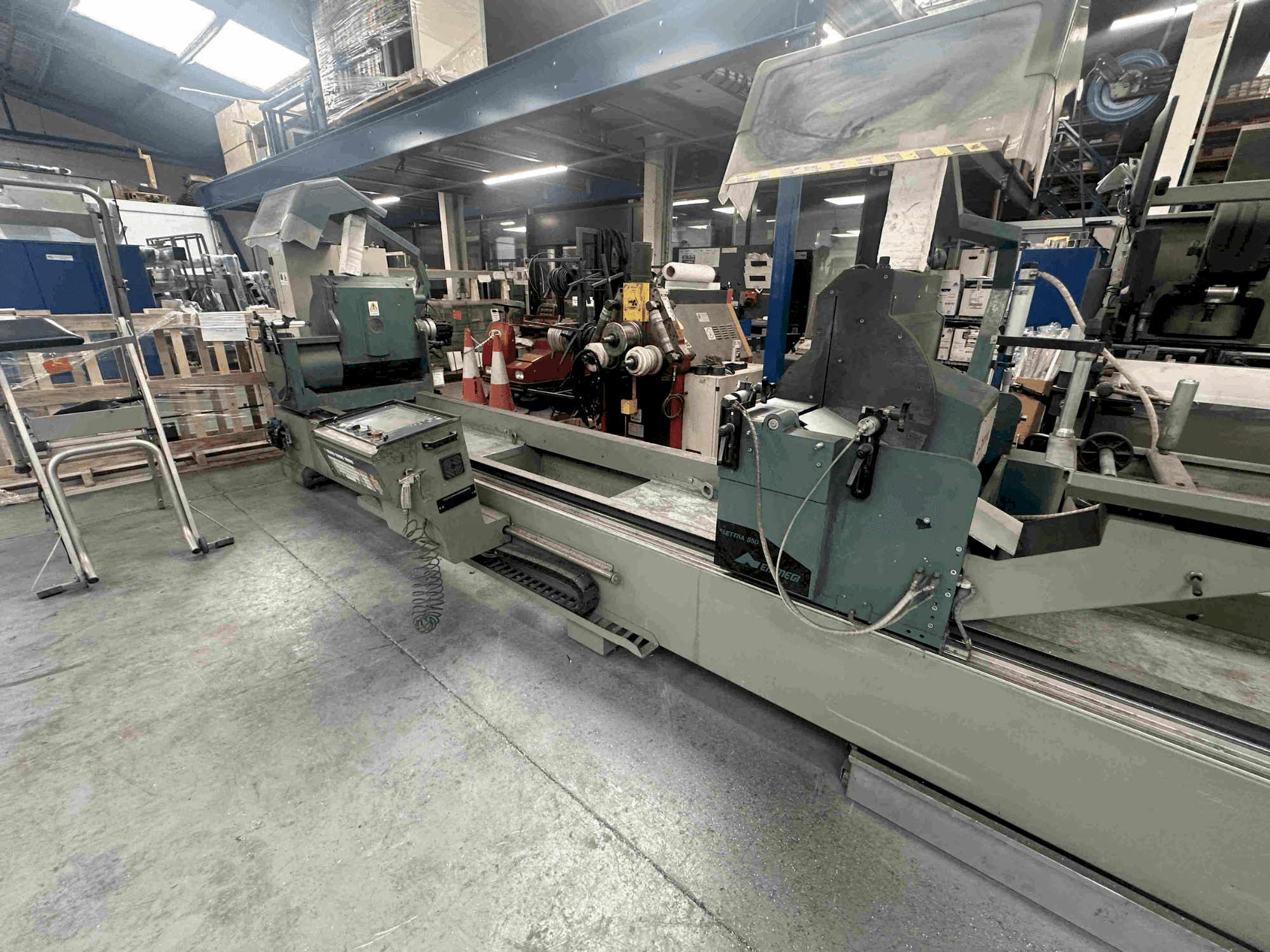 Front view of Emmegi Grafite Elettra 550 TU/5N machine