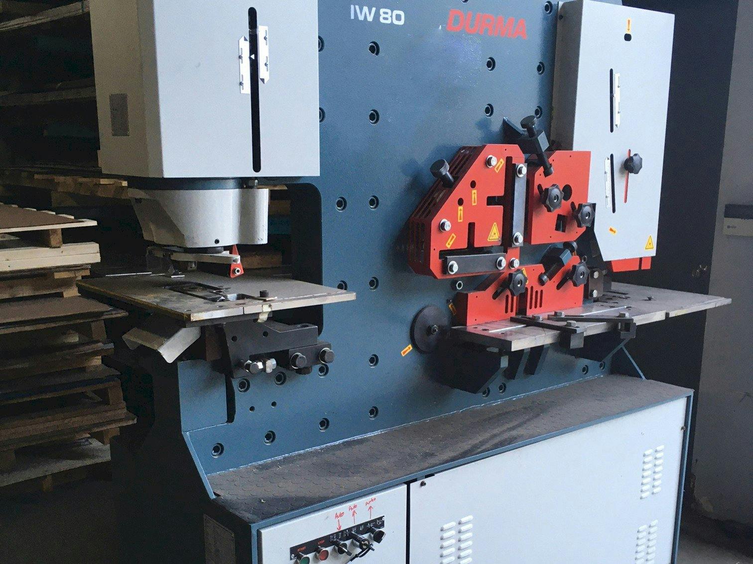 Front view of Durma IW 80/150  machine
