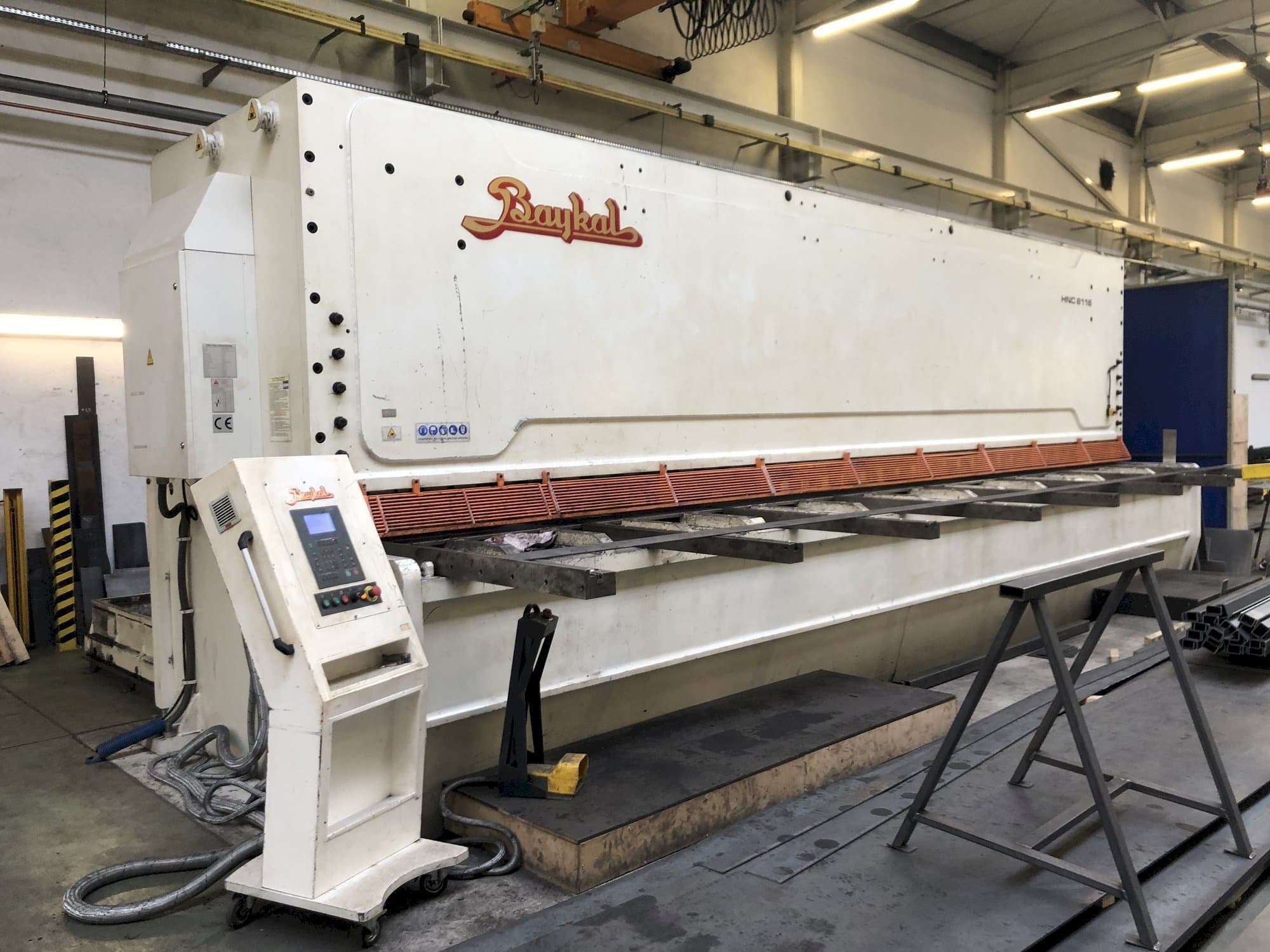 Front view of Baykal HNC 8116 machine