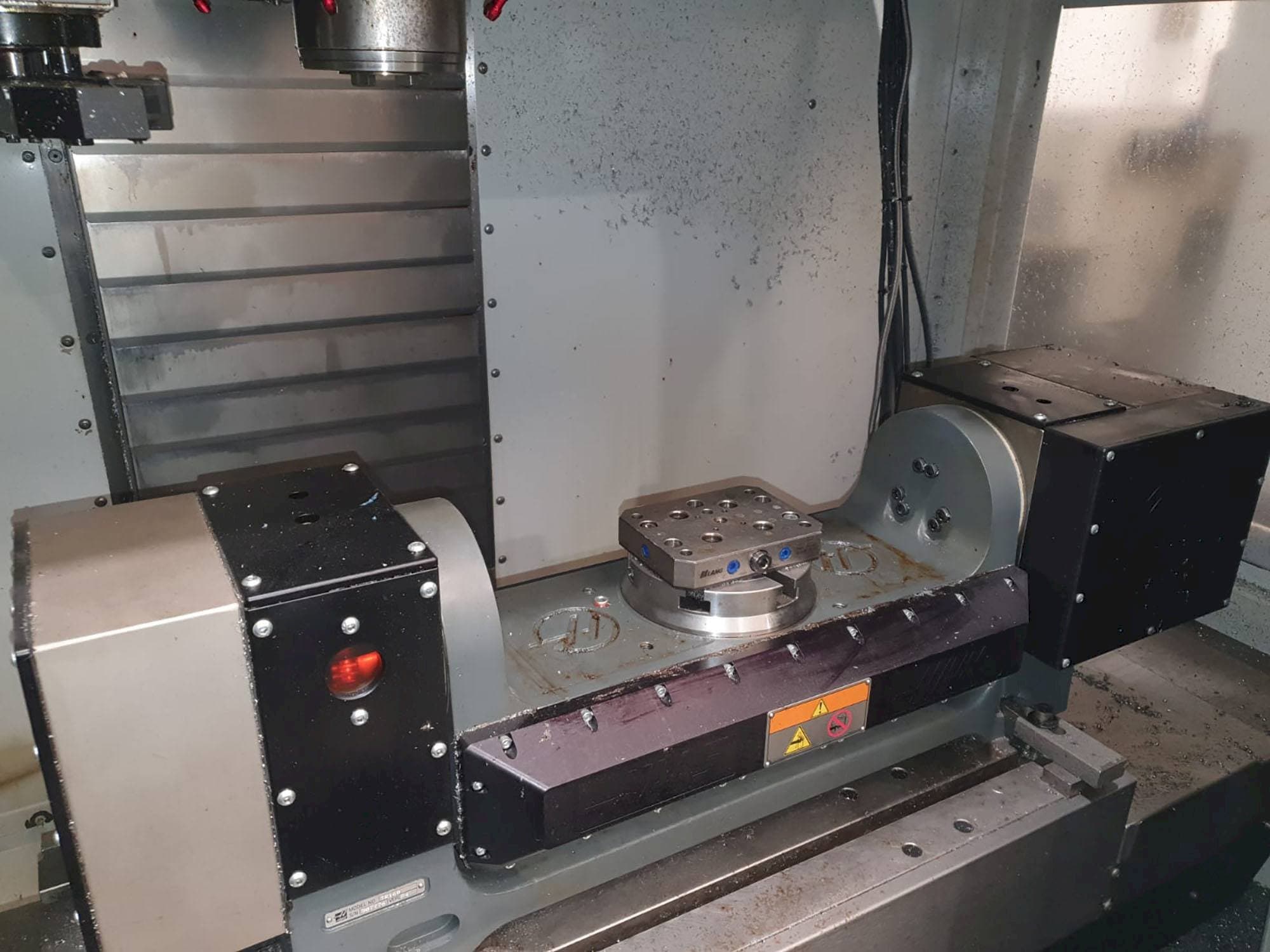 Front view of HAAS TR160 machine