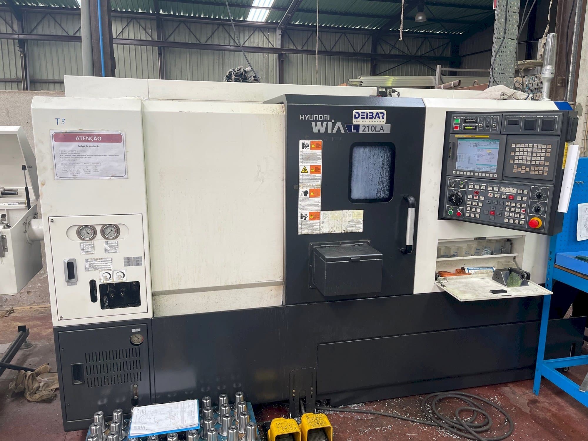 Front view of Hyundai Wia L210LA  machine