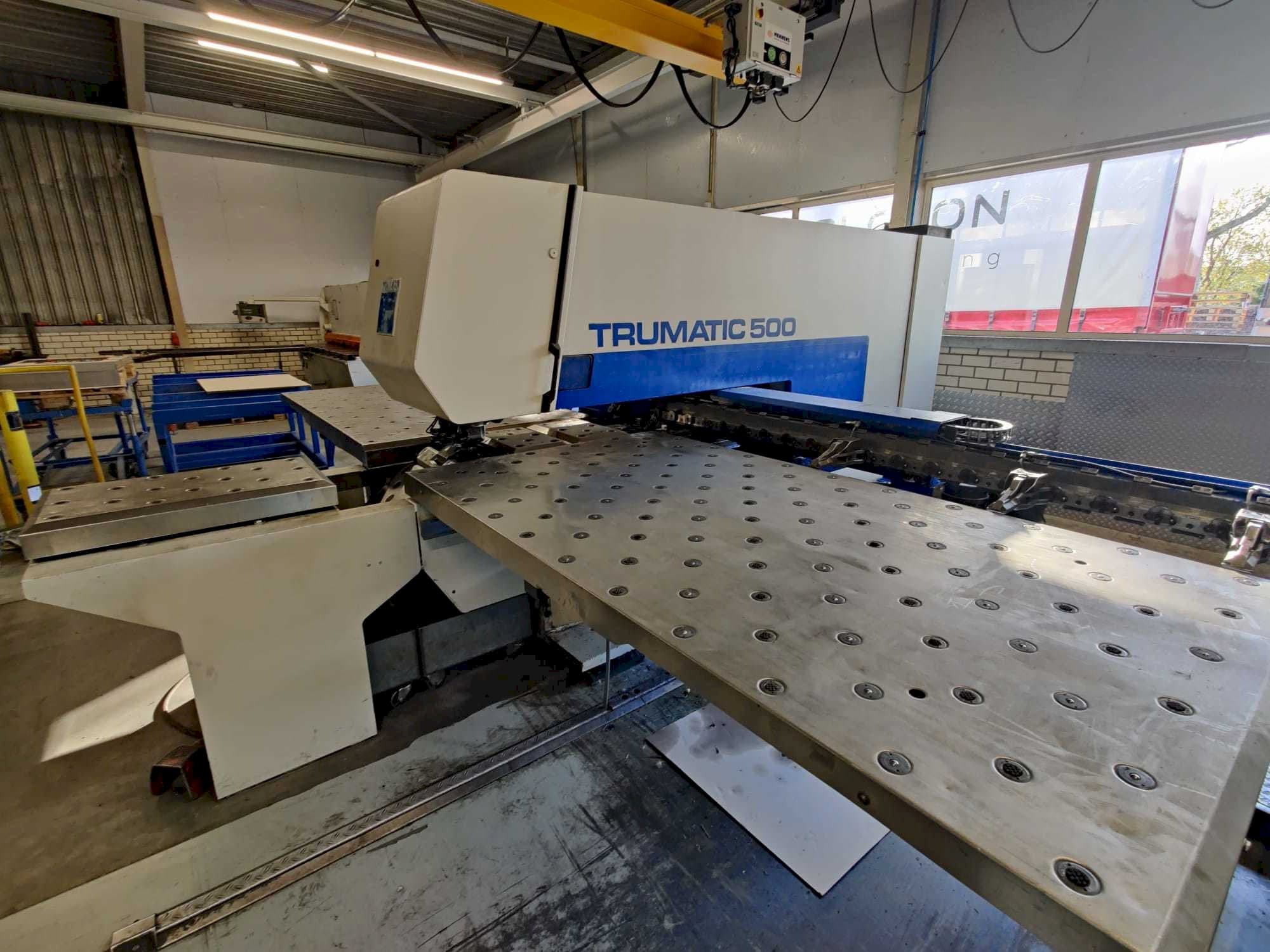 Front view of Trumpf Trumatic 500 machine