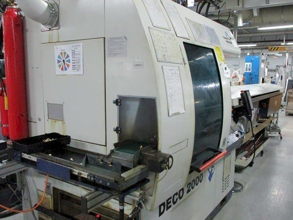 Left side view of Tornos-Bechler DECO 20 machine