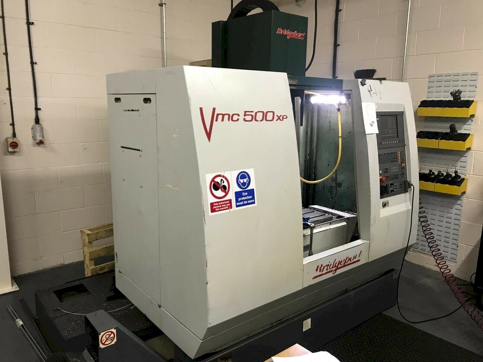Front view of Bridgeport VMC 500 XP  machine