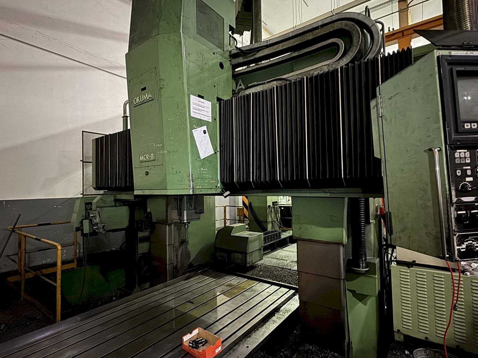 Front view of Okuma MCR-B machine