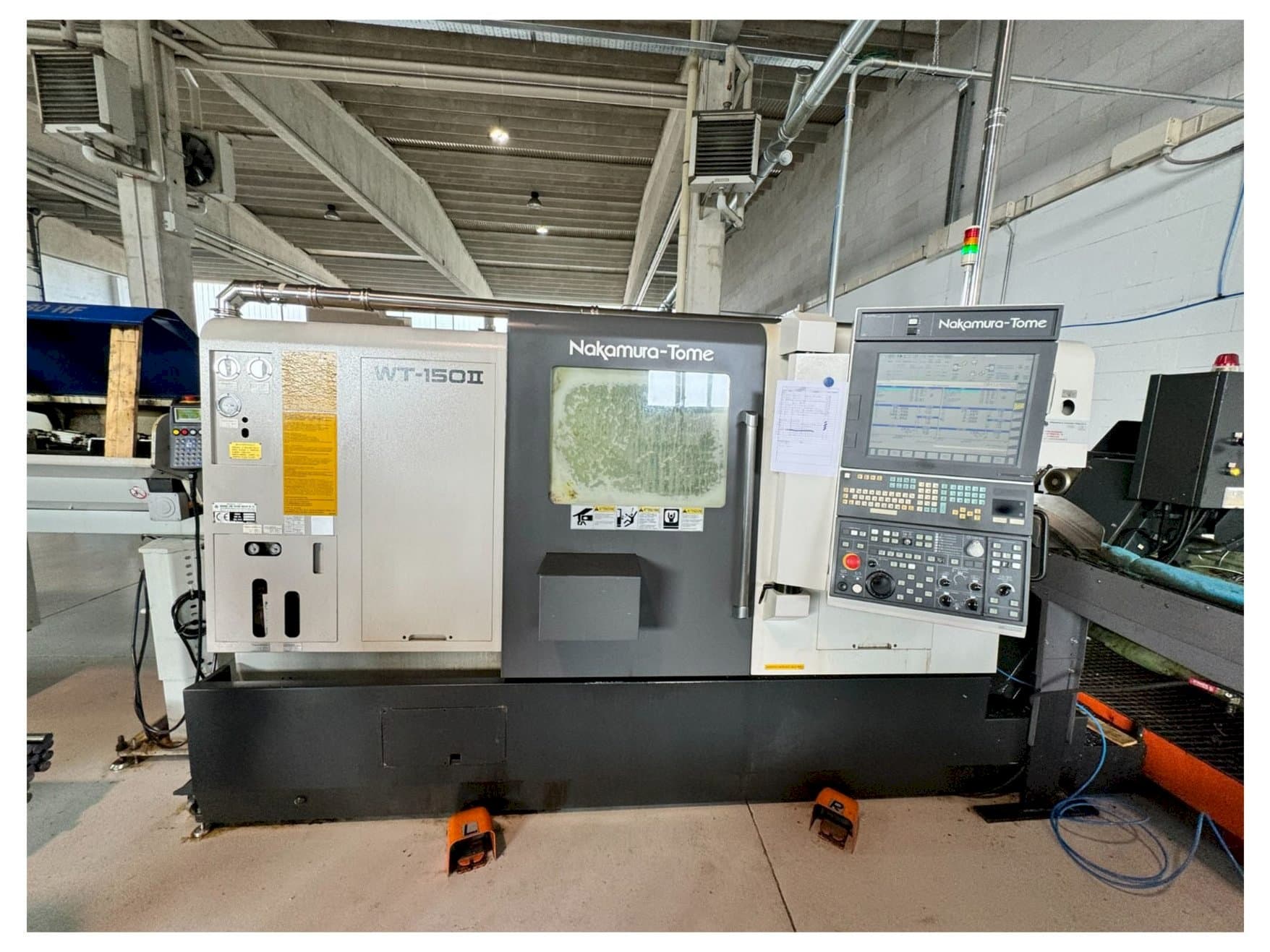 Front view of NAKAMURA WT 150 II machine
