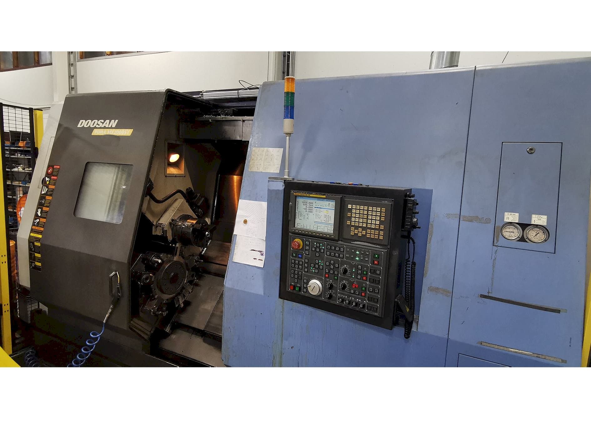 Front view of Doosan Puma MX 2000 ST  machine