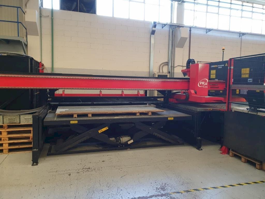 Front view of AMADA LC 2415 ALFA IV machine