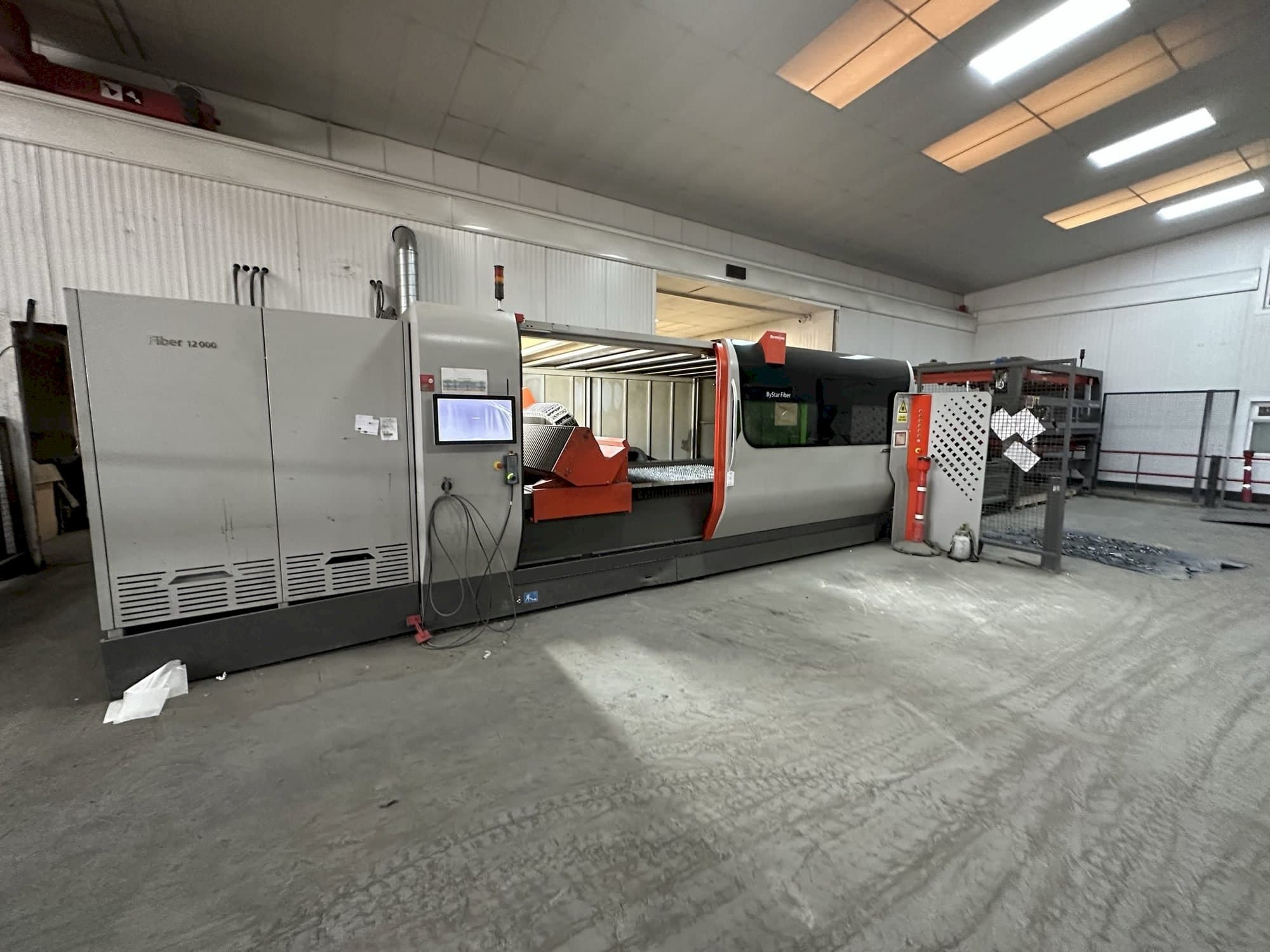 Front view of Bystronic Bystar 3015 12KW Fiber machine