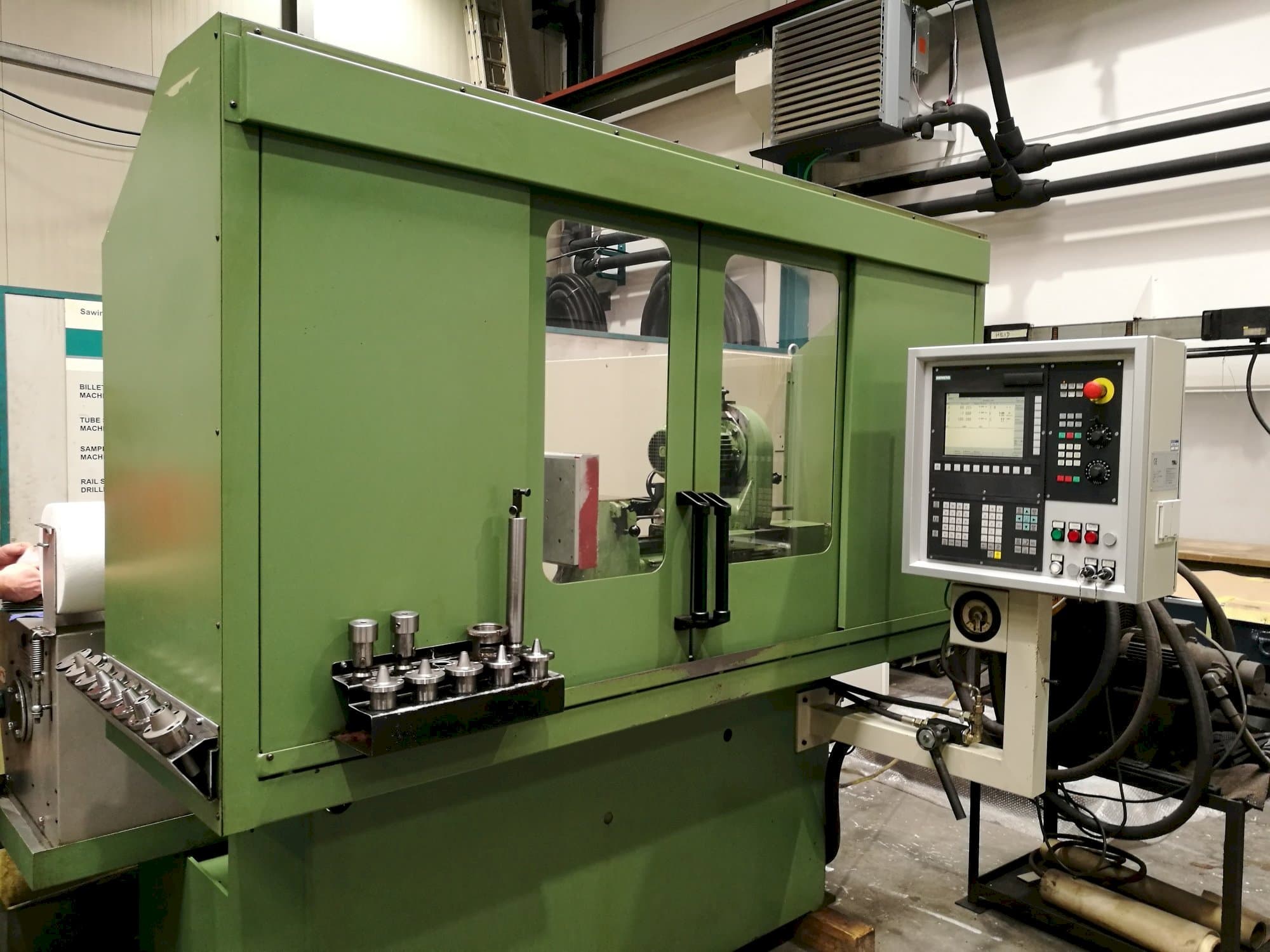 Front view of TTB M10 400 NC machine