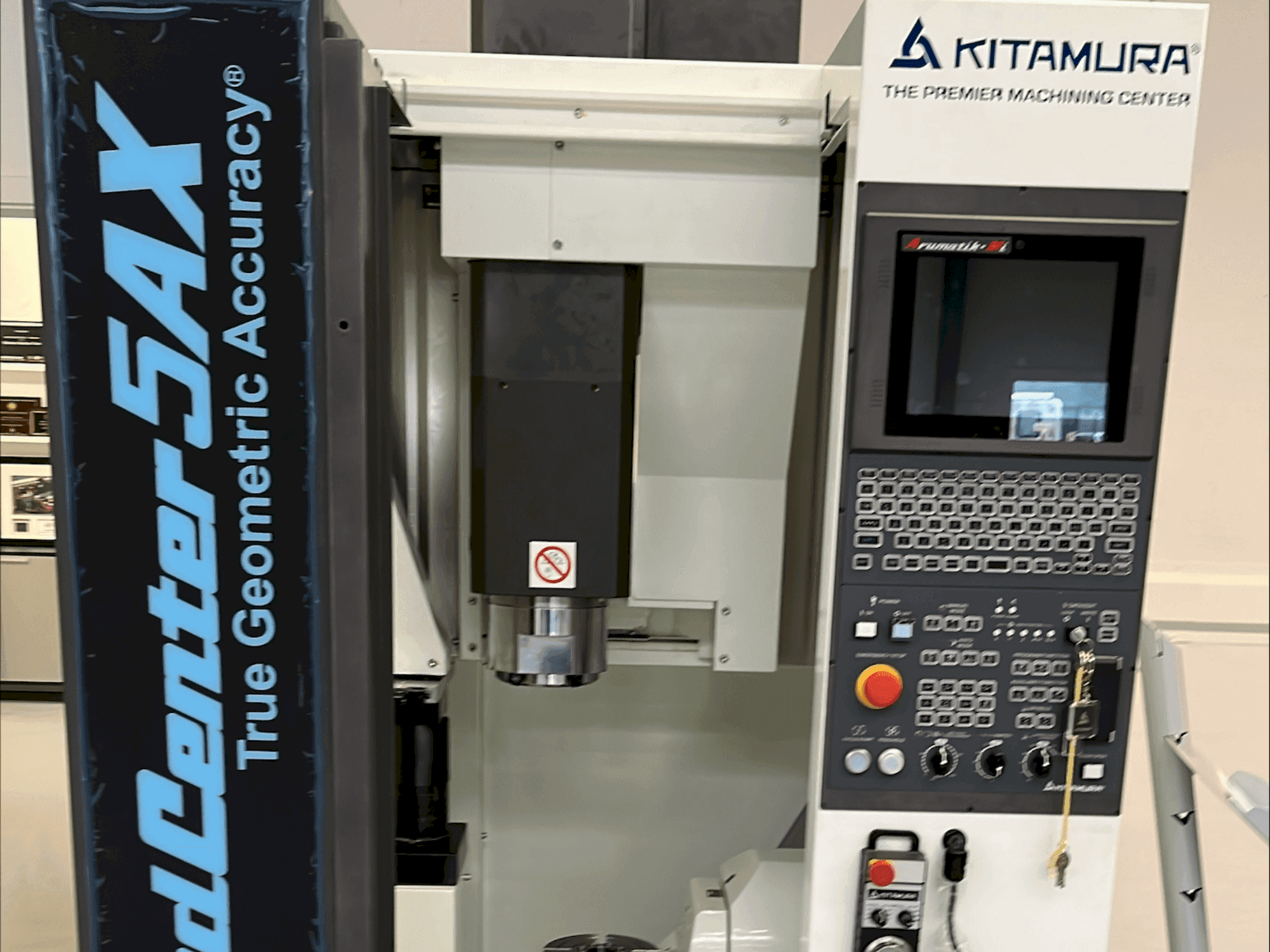 Front view of Kitamura Medcenter 5AX  machine