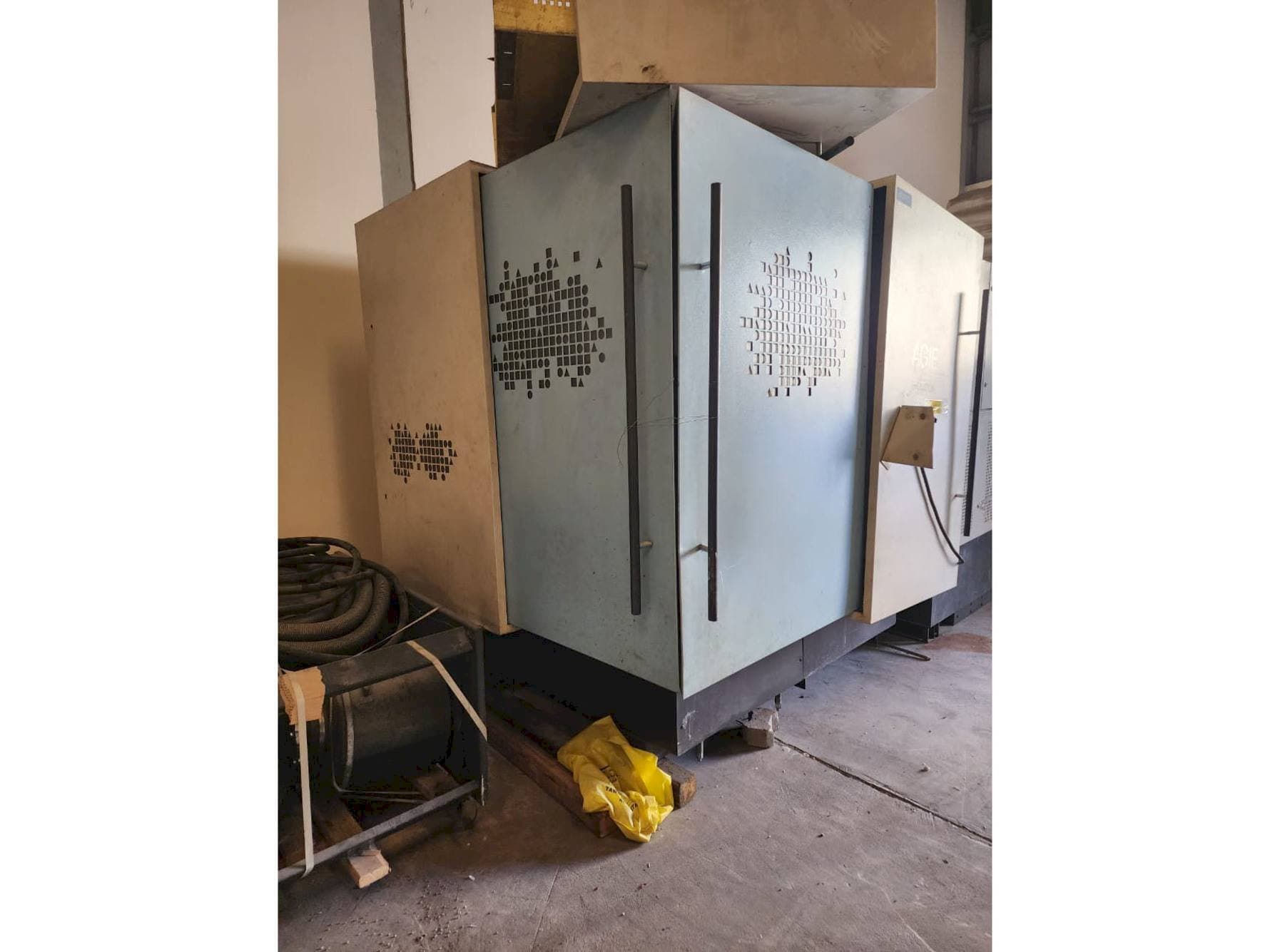 Front view of AGIE Challenge 2  machine
