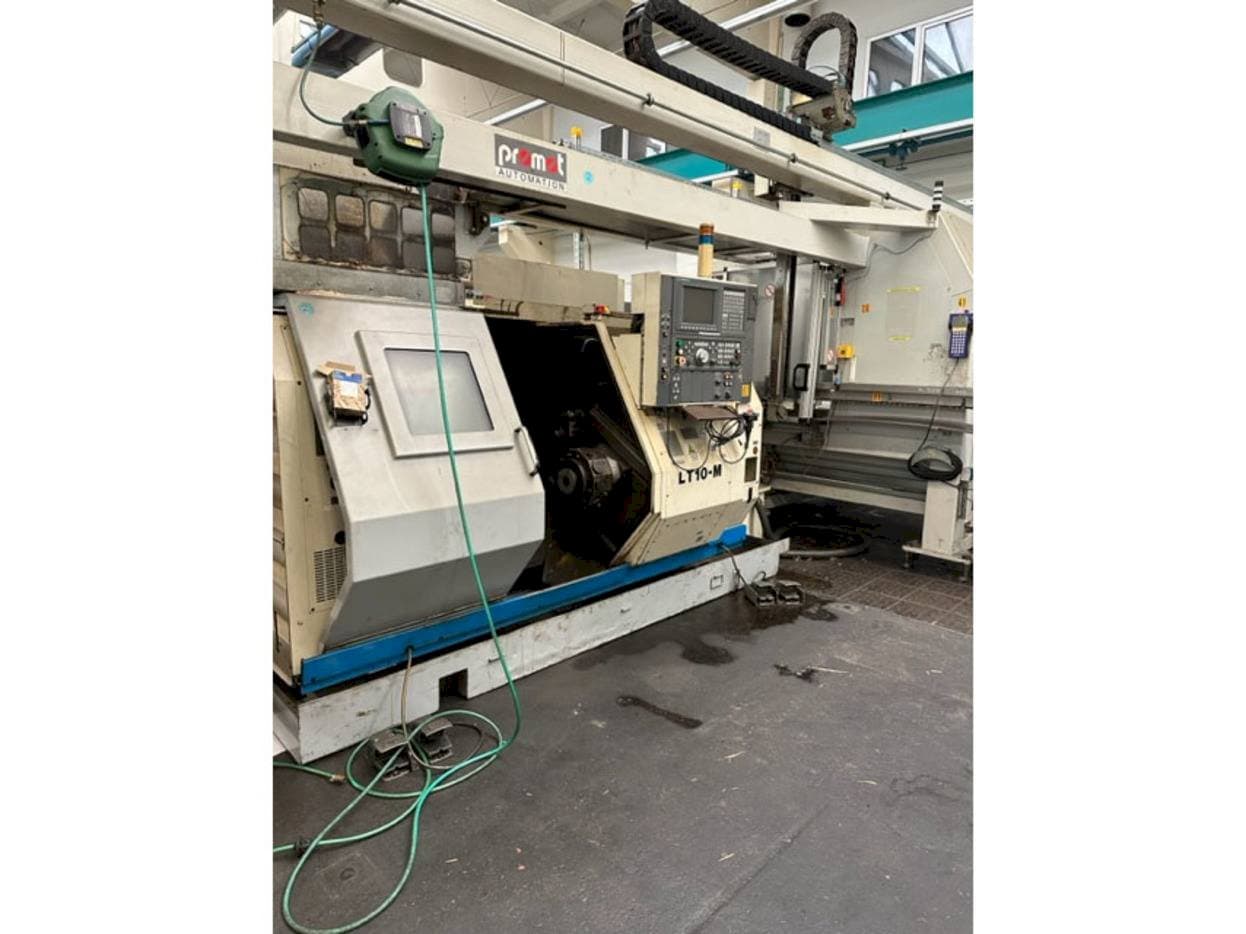 Front view of Okuma LT10  machine