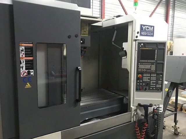 Front view of YCM NSV102A  machine