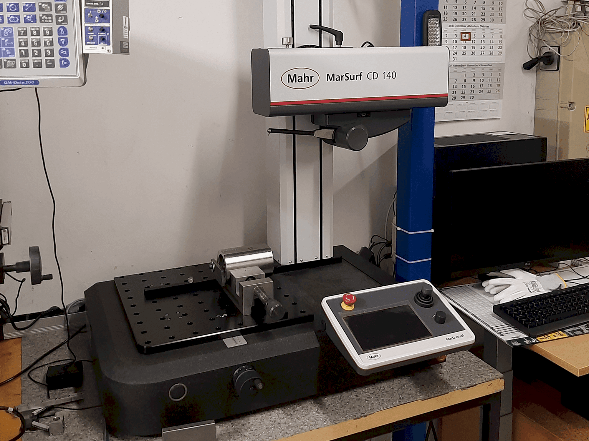 Front view of MAHR MarSurf CD 140  machine