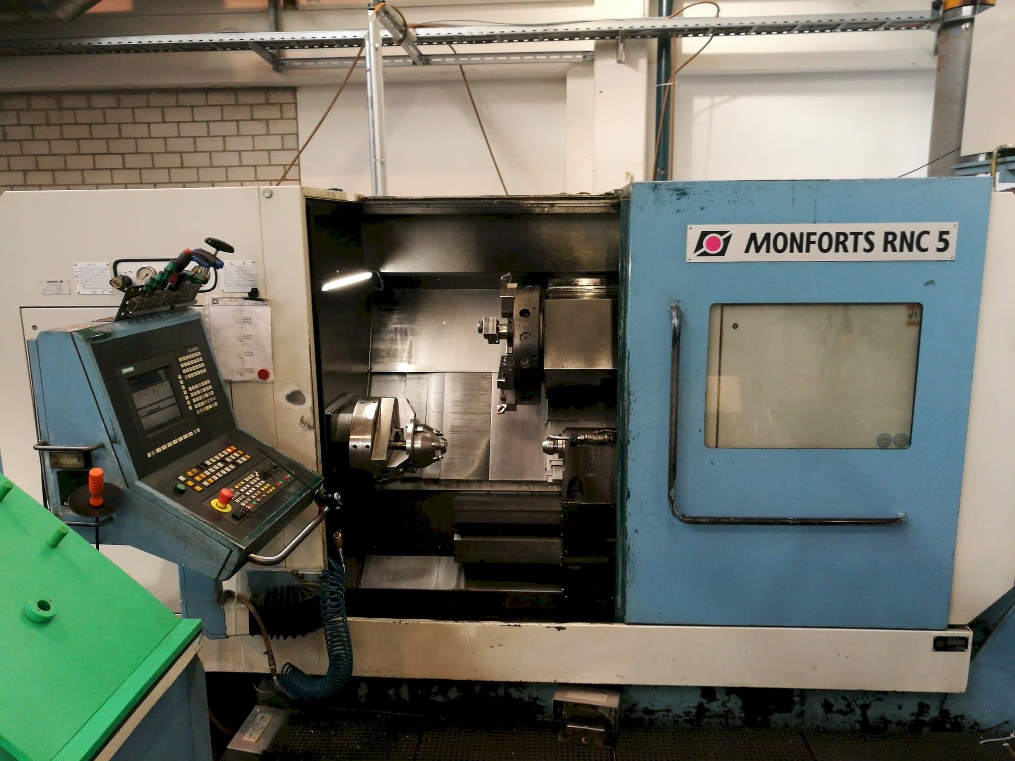 Front view of Monforts RNC5 machine