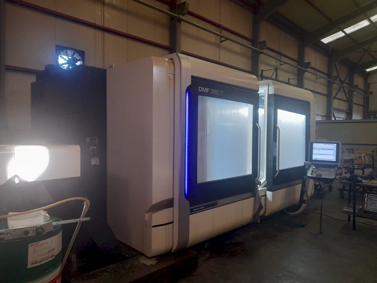 Front view of DMG MORI DMF 260-7 machine
