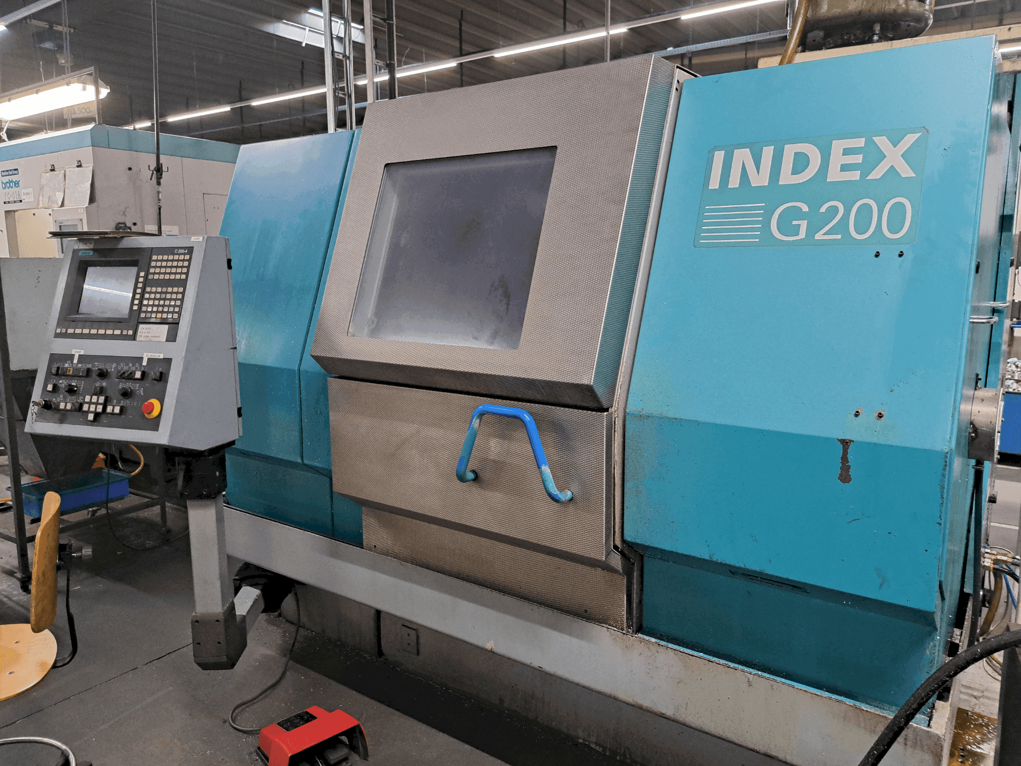 Front view of Index G200 machine