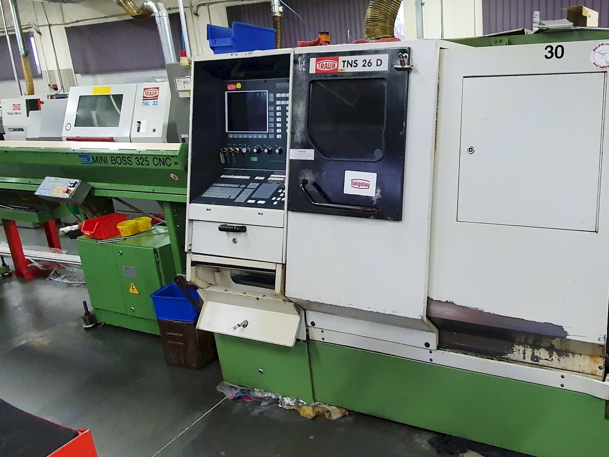 Front view of TRAUB TNS 26 DGY  machine
