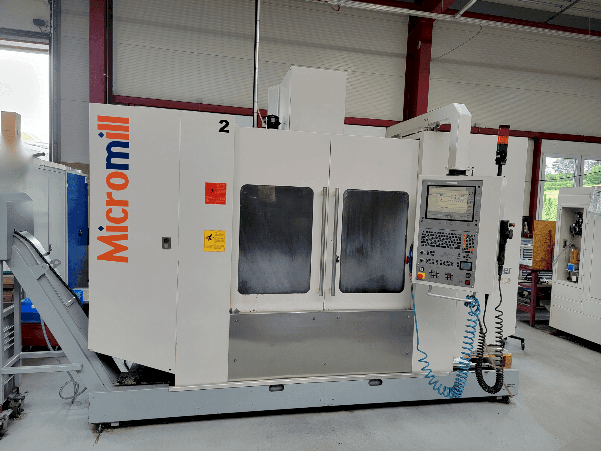 Front view of BUFFALO Micromill VMC 1300  machine