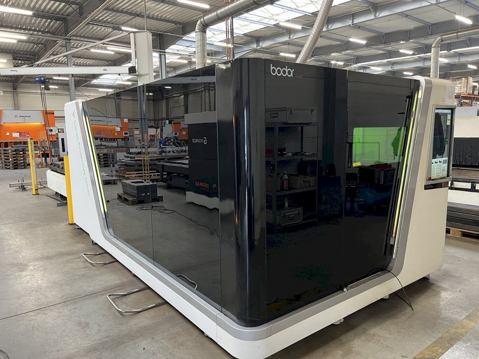 Front view of Bodor P3015 machine