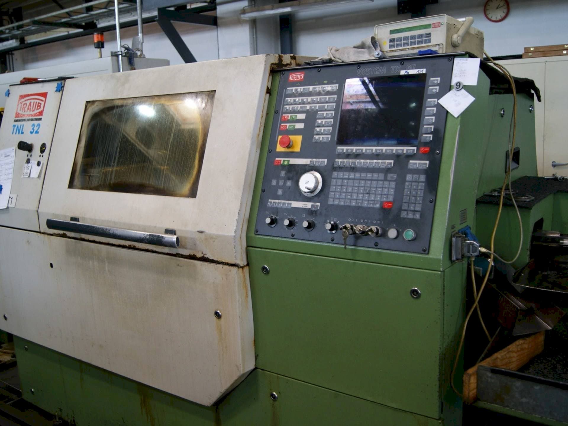 Front view of TRAUB TNL 32G  machine