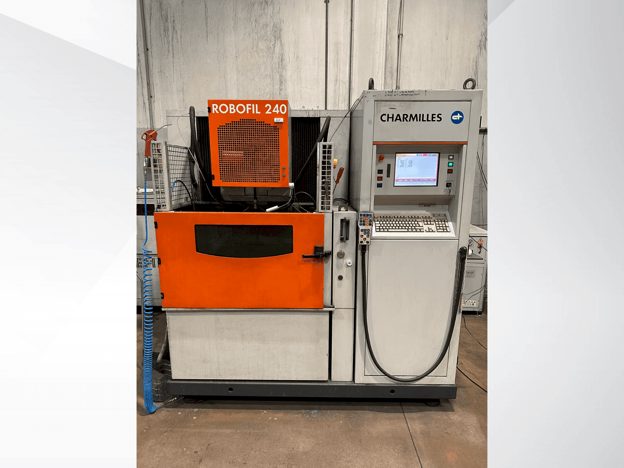 Front view of CHARMILLES Robofil 240  machine