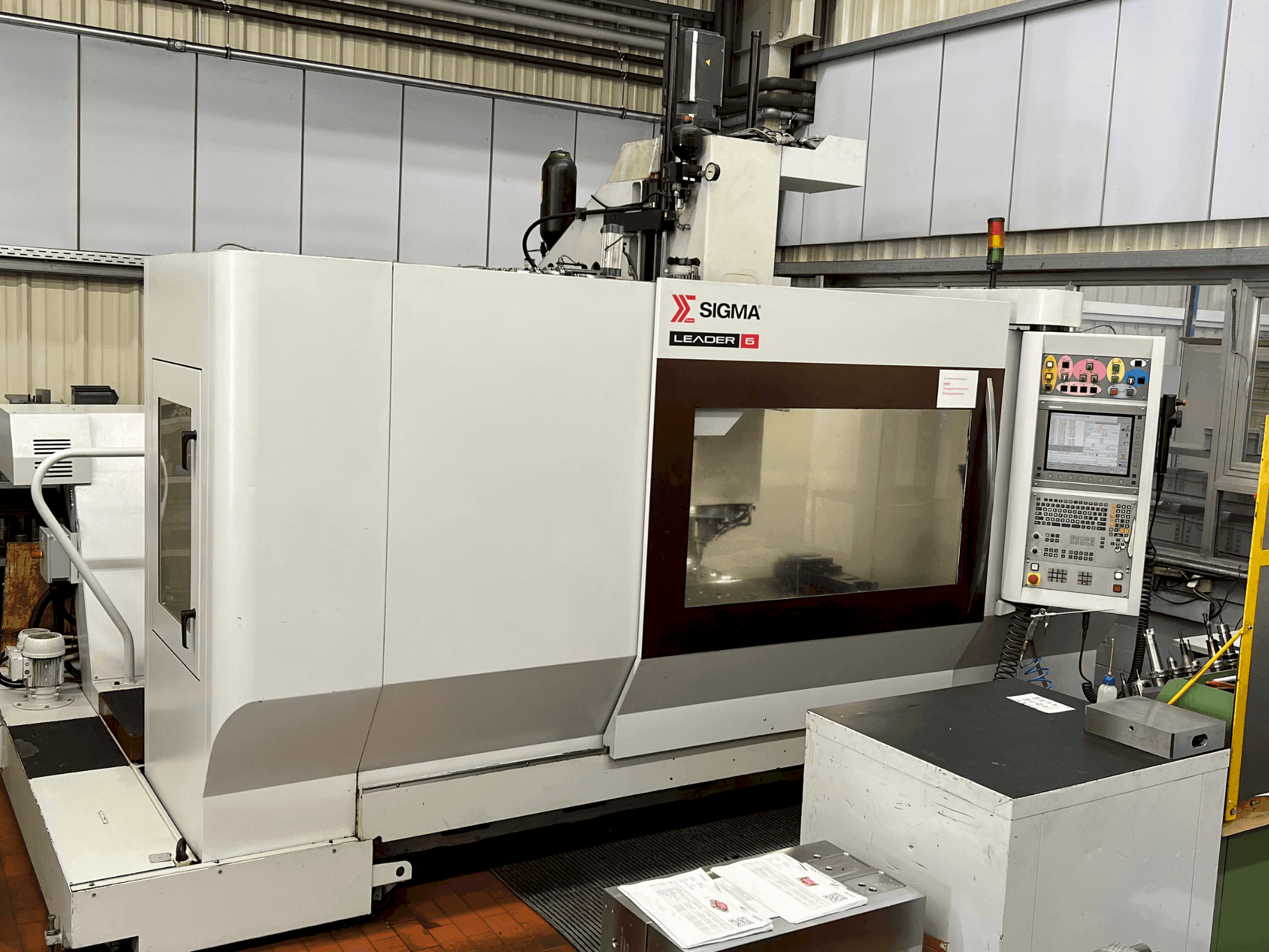 Front view of Sigma Leader 6  machine