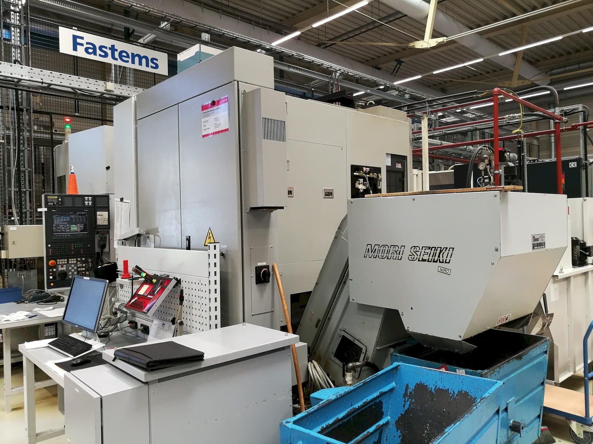 Front view of MORI SEIKI NH 5000 machine