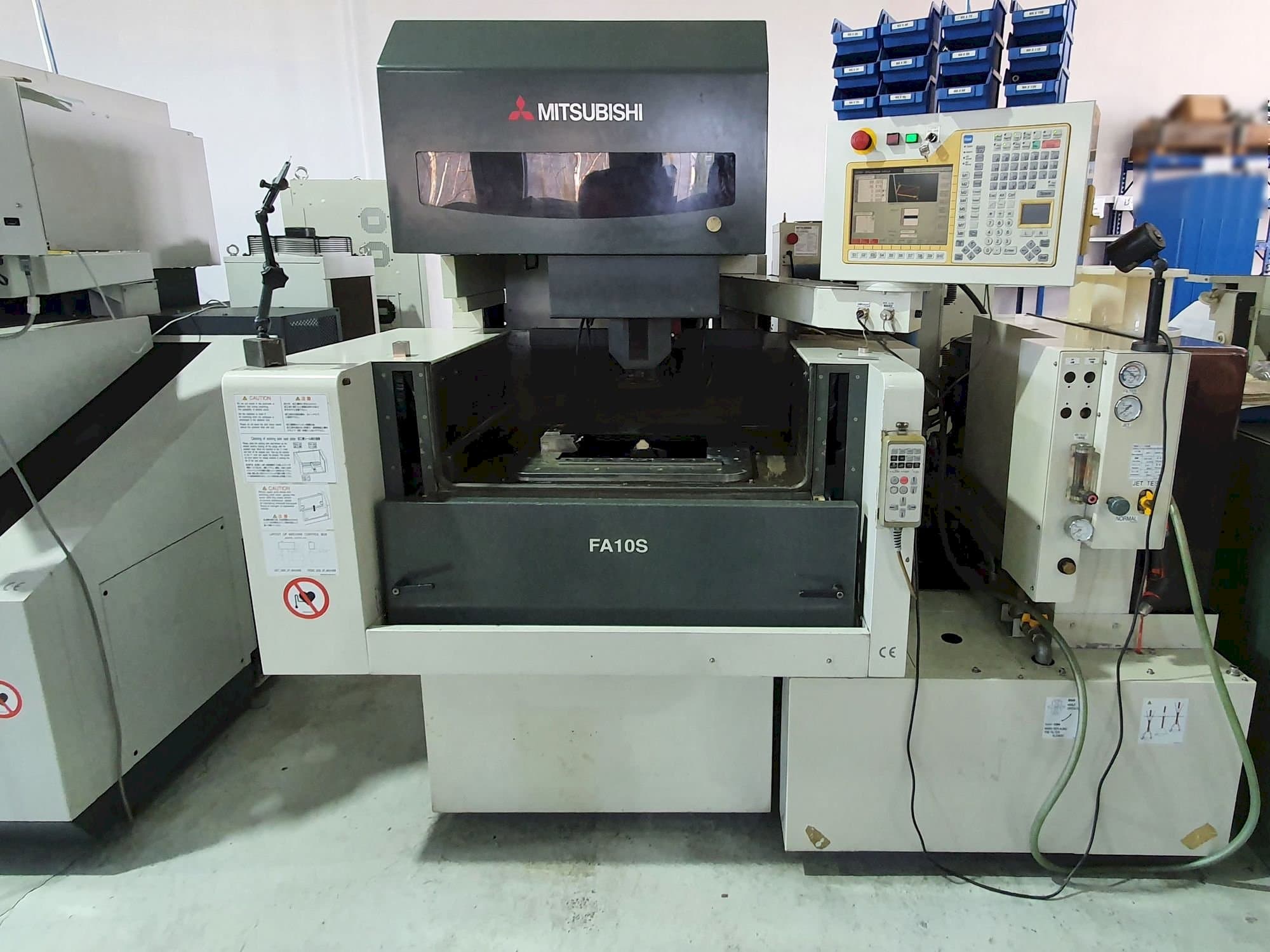 Front view of Mitsubishi FA10SM machine