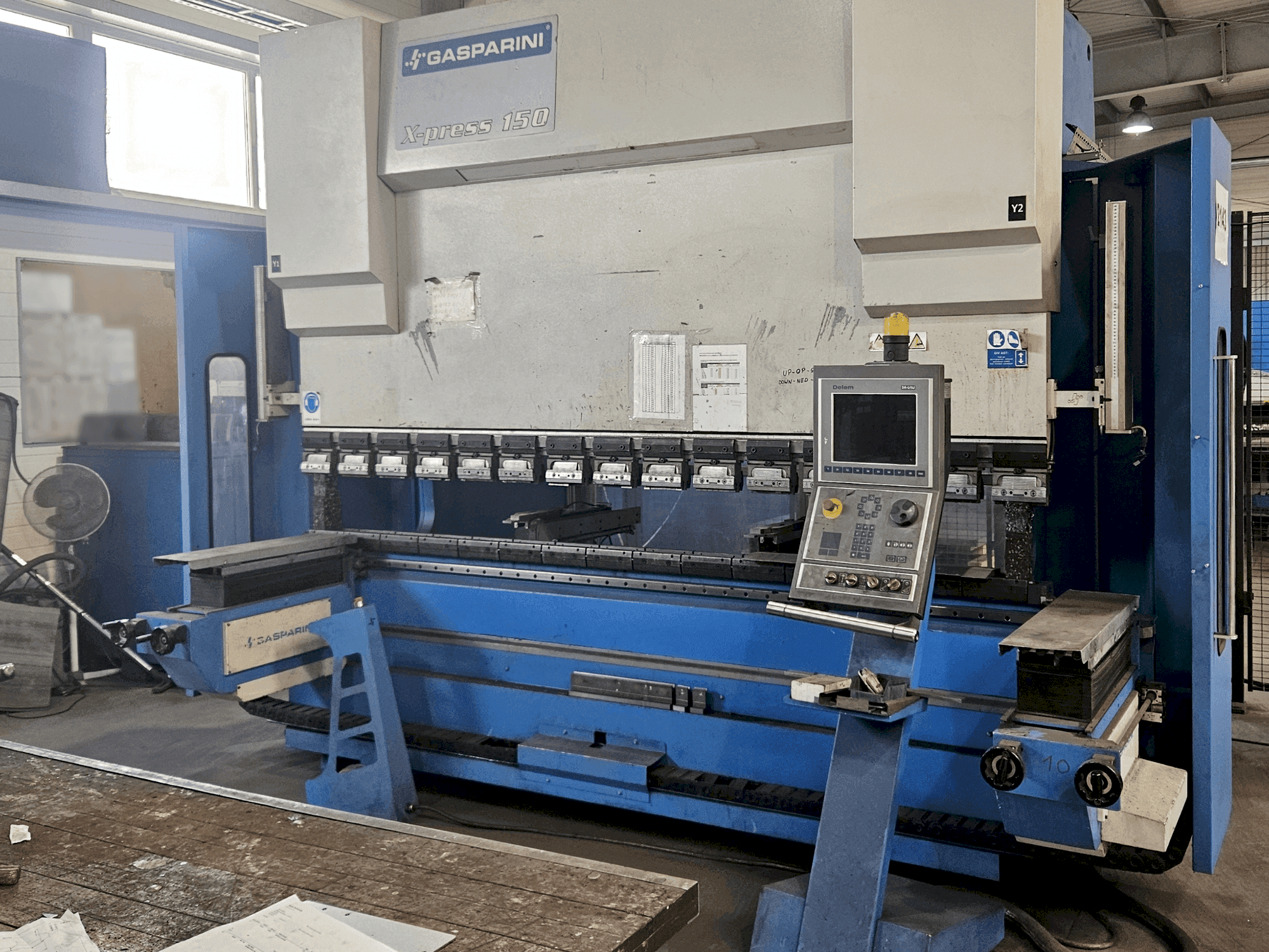Front view of GASPARINI XP 150/3000 machine
