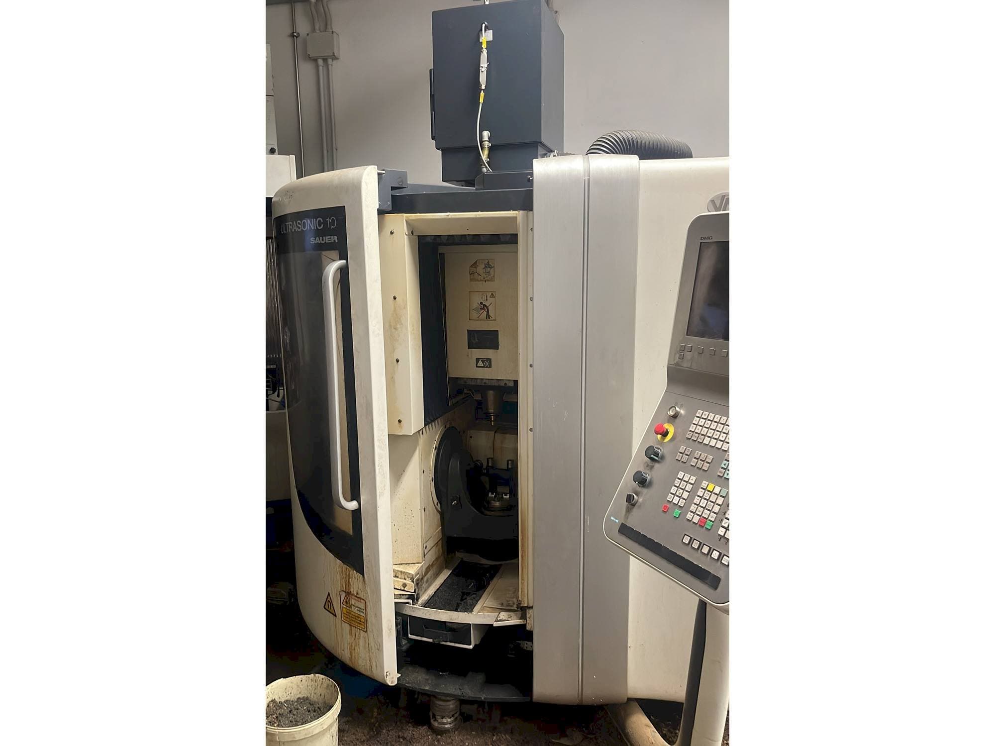 Front view of DMG ultrasonic 10 sauer  machine