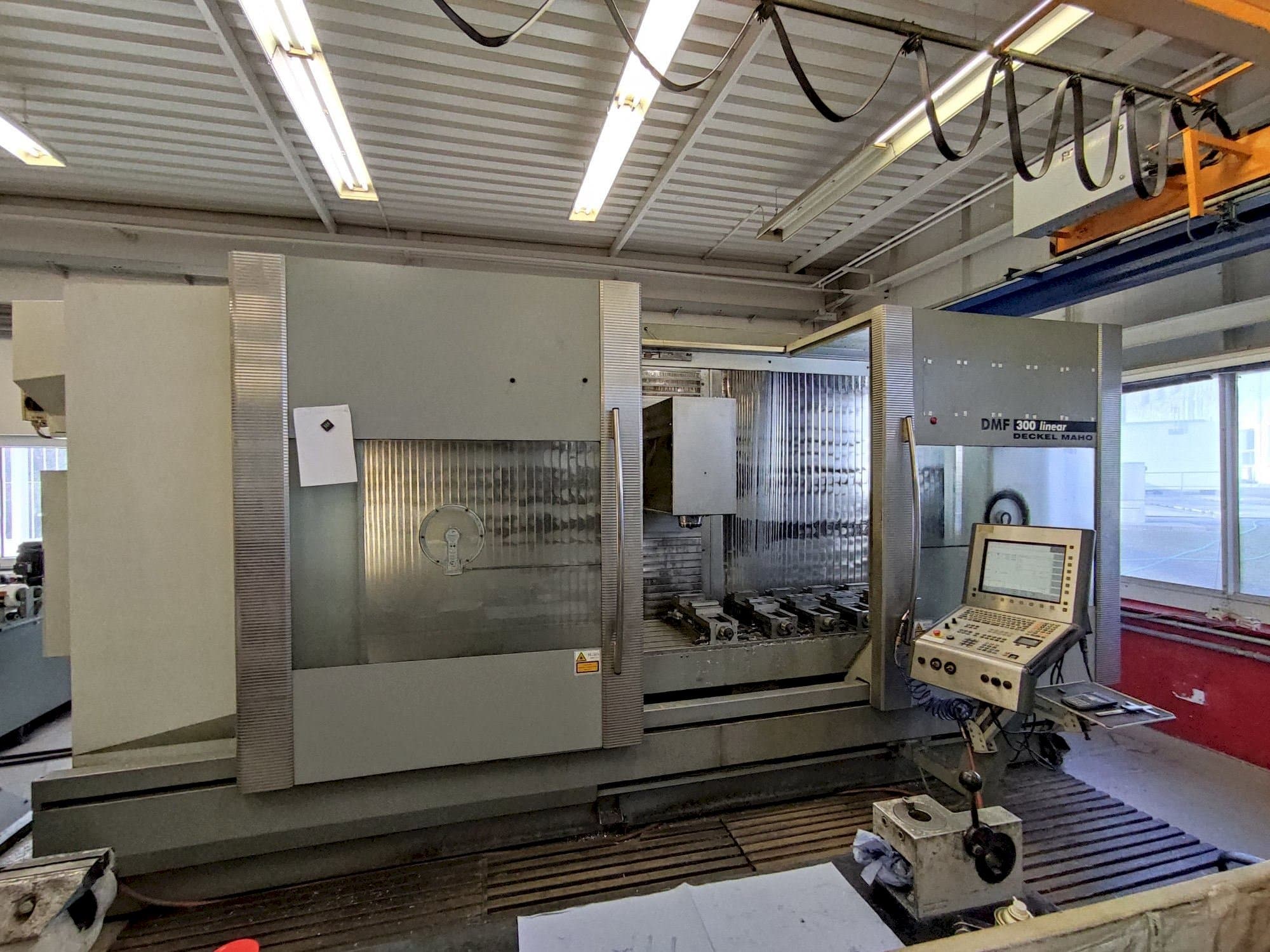 Front view of DECKEL MAHO DMF 300 linear machine